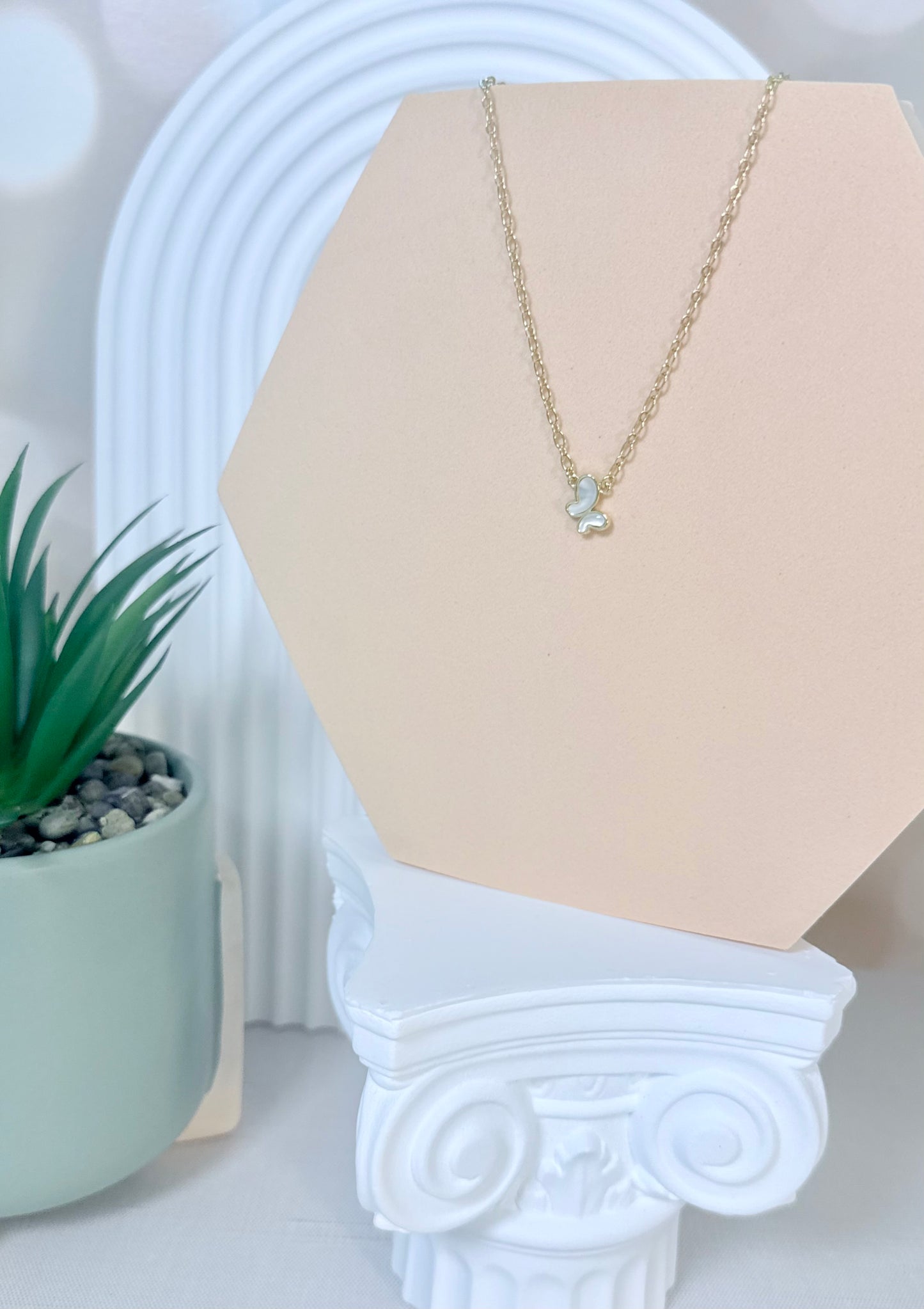 Dainty Pearl Butterfly