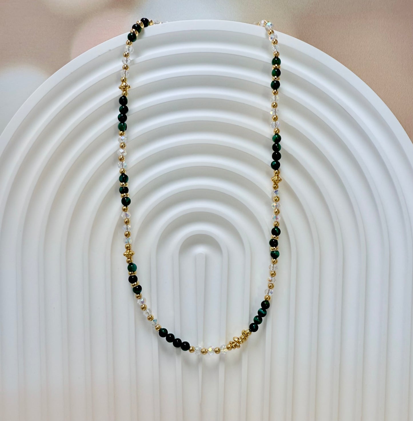 Green Beaded
