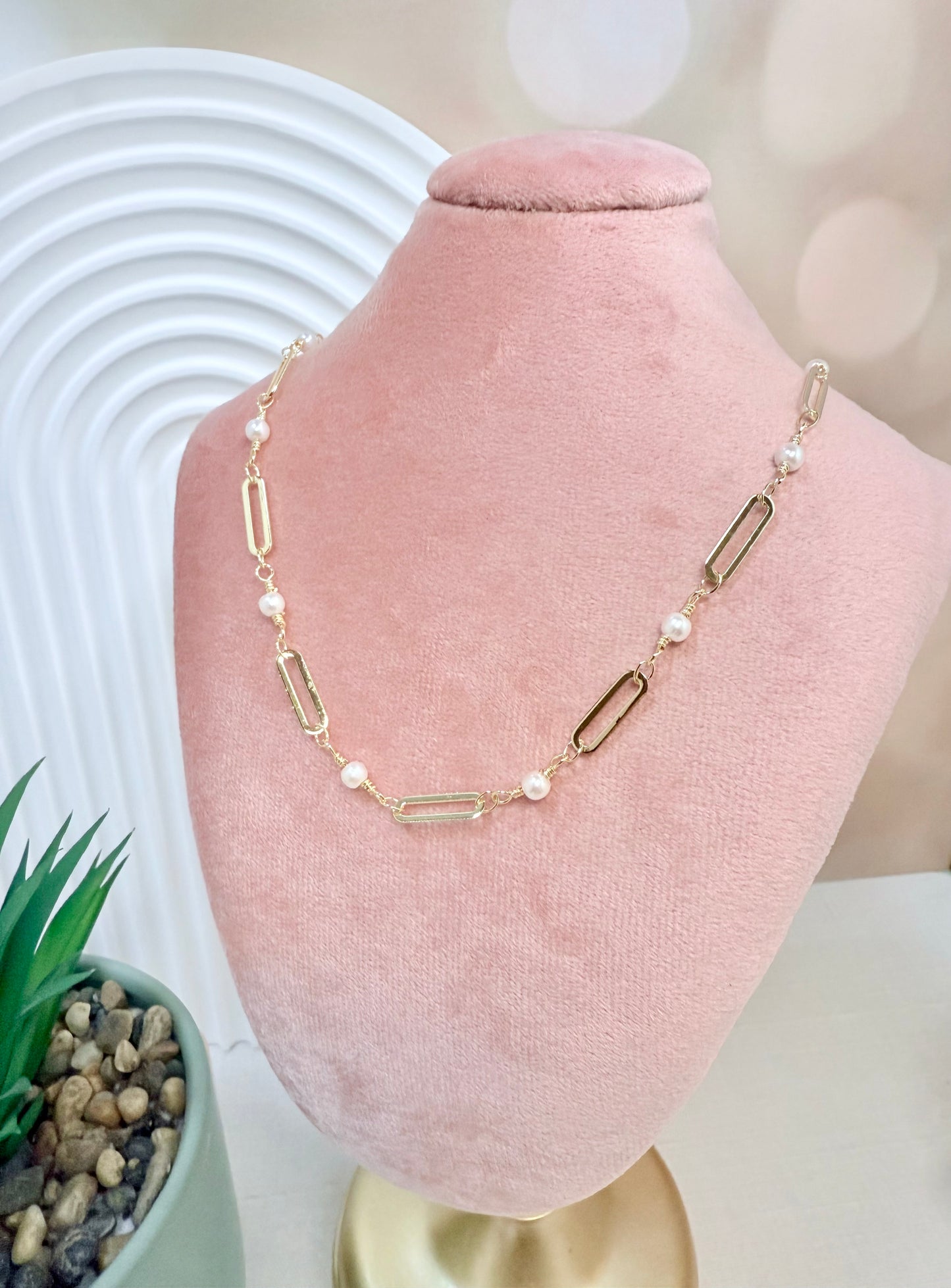 Gold and Pearl Layering