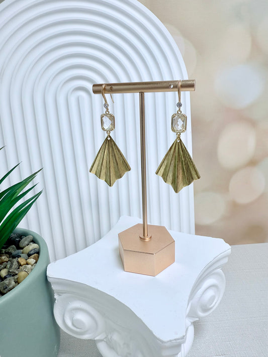 Fan Drop Earrings