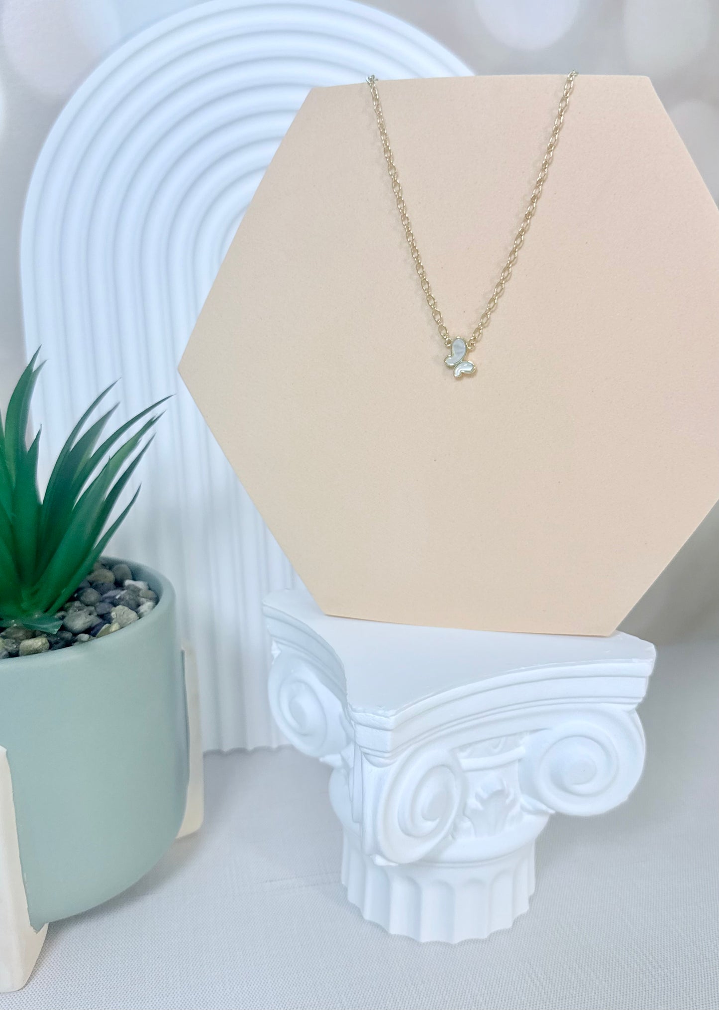 Dainty Pearl Butterfly