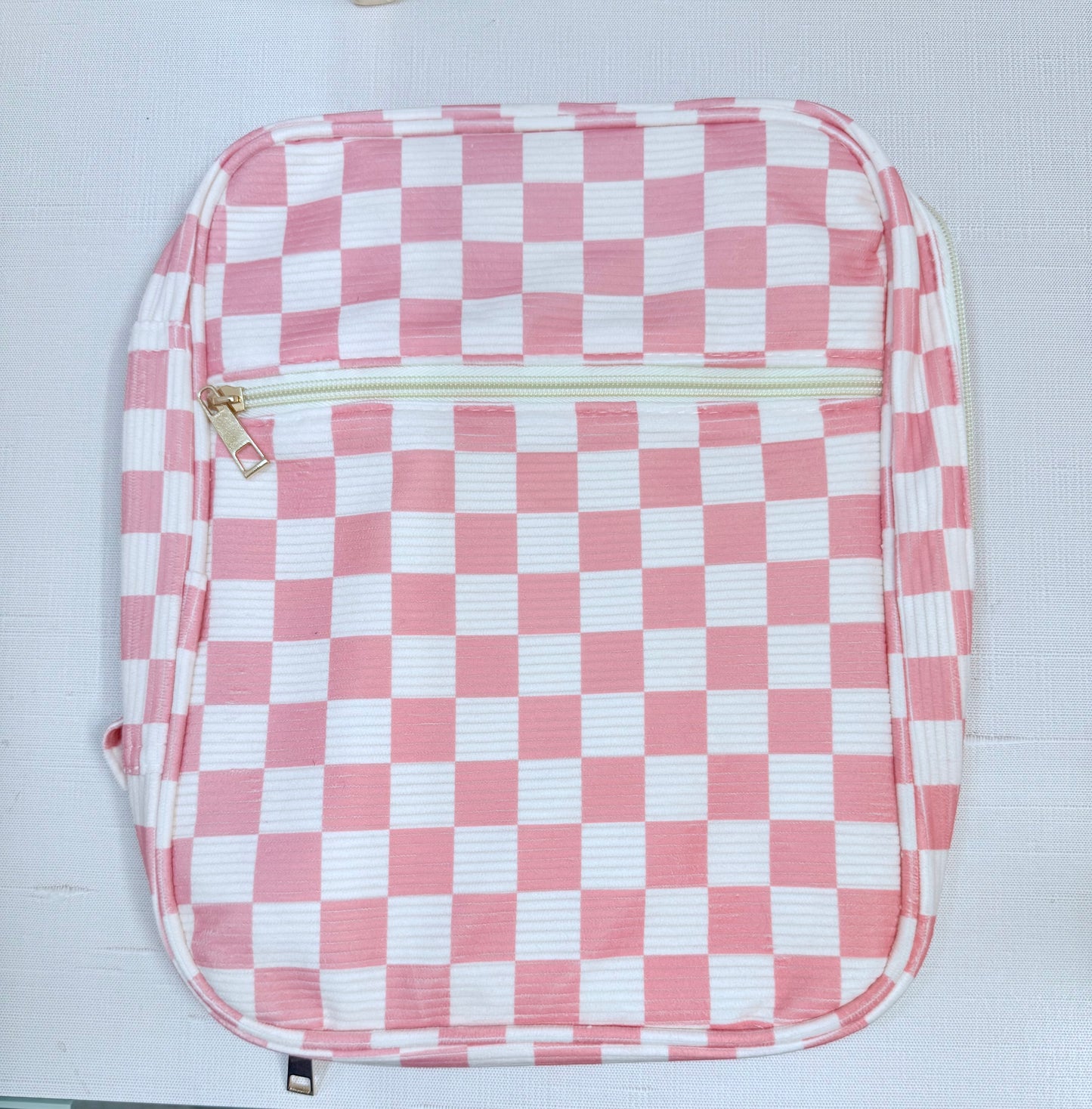 Pink Checker Bible Cover