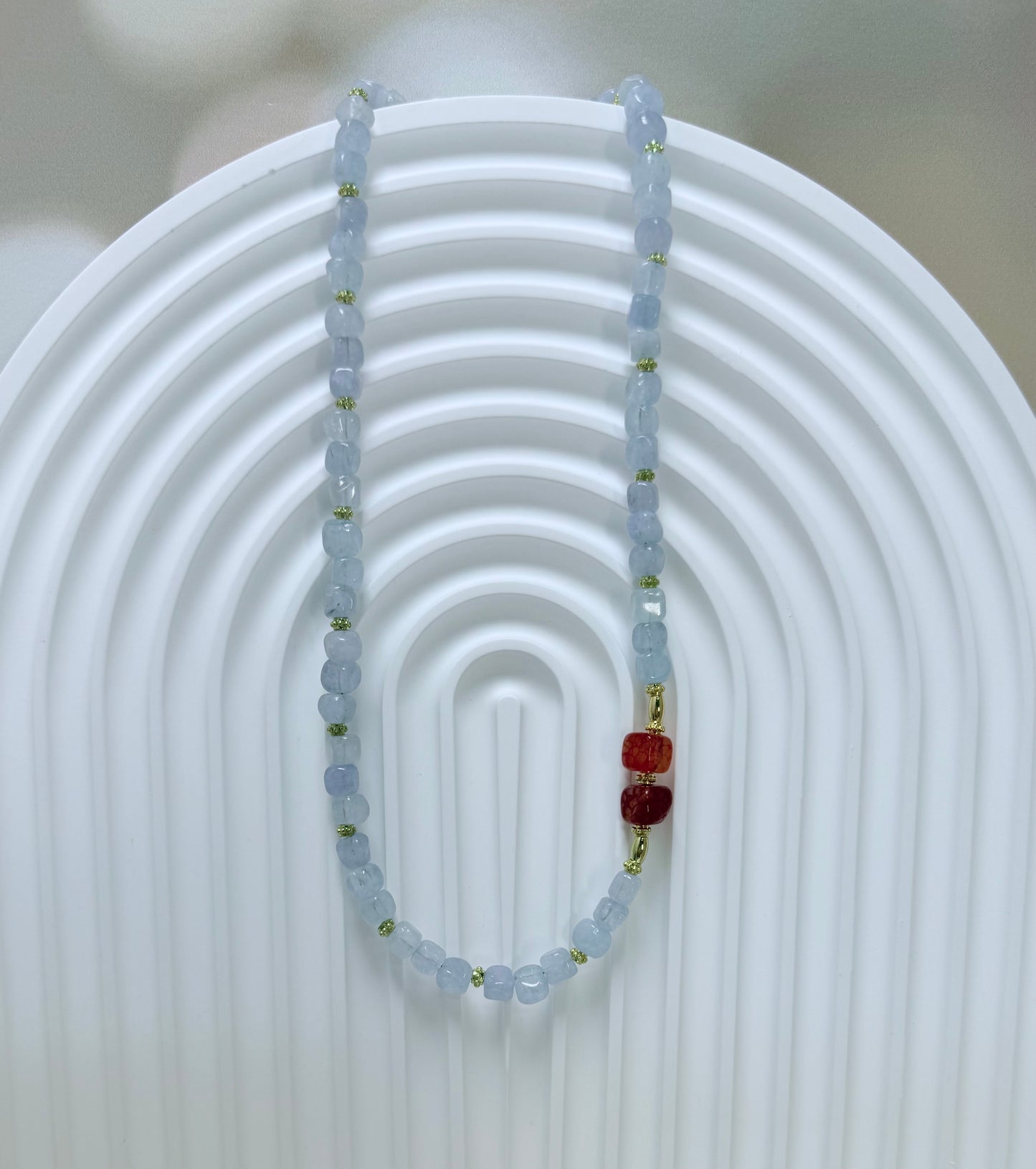 Blue Beaded