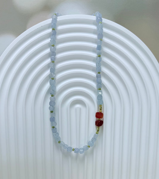 Blue Beaded