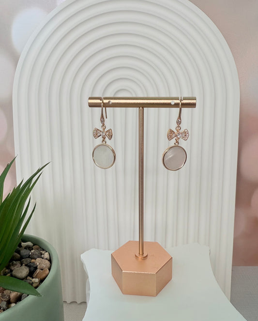 Circle Pearl and Bow