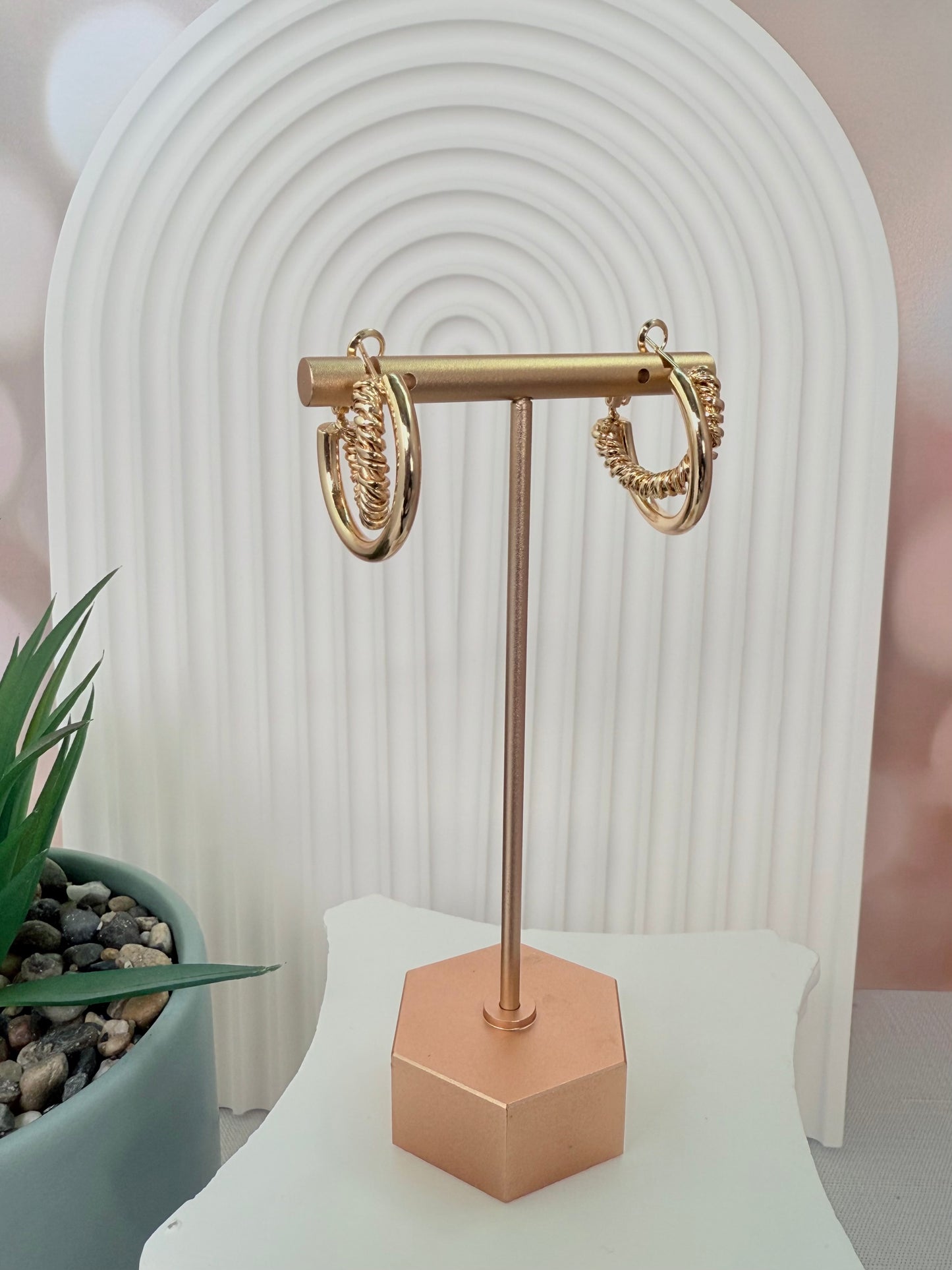 Mix Gold Hoop