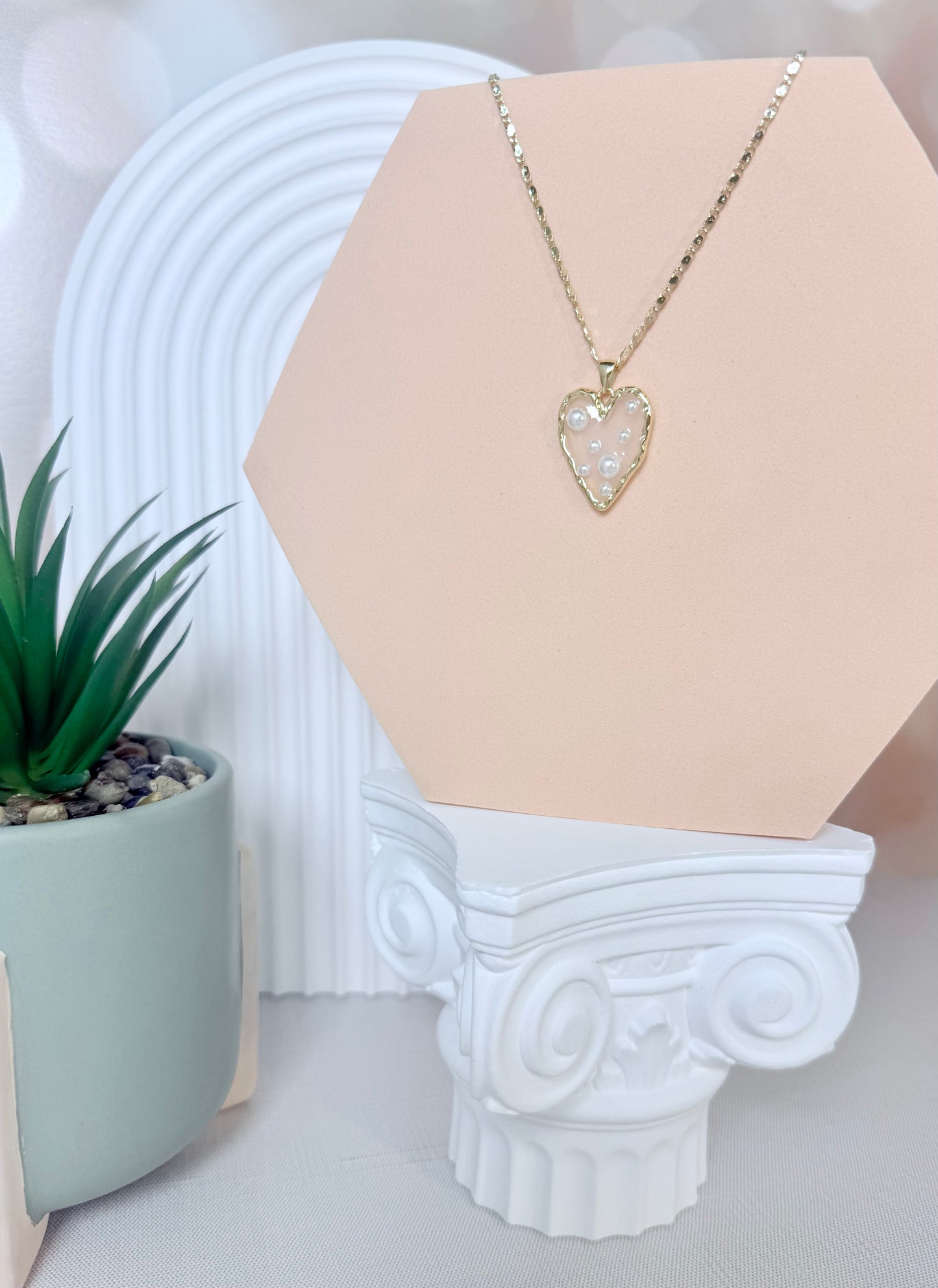 Heart with Pearls