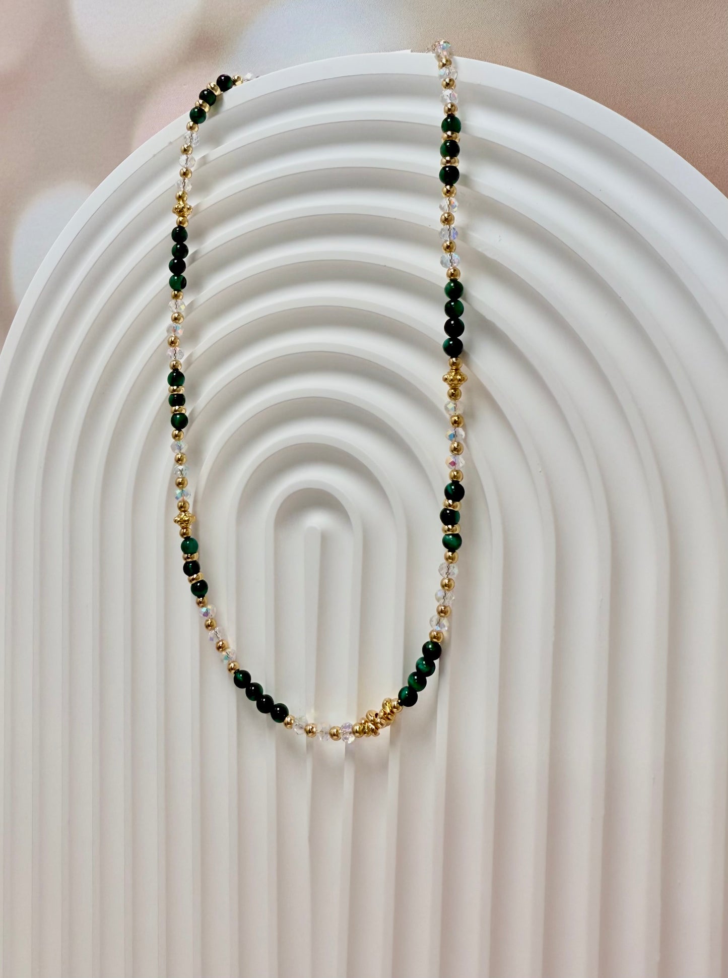 Green Beaded