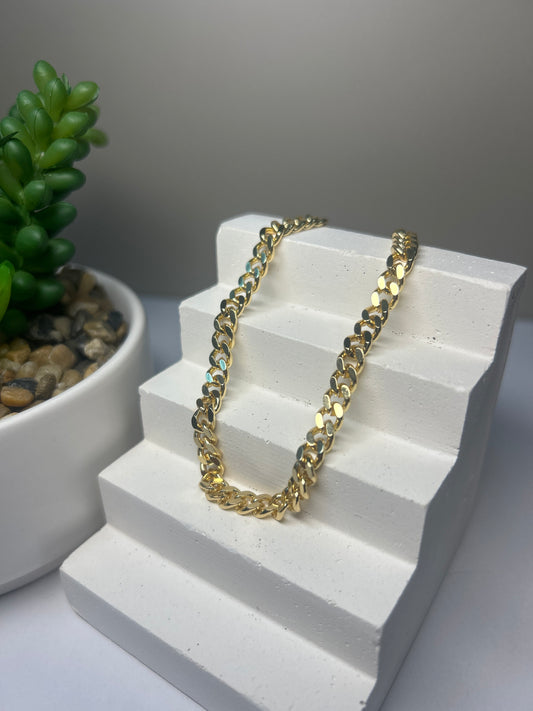 Gold Cuban Anklet