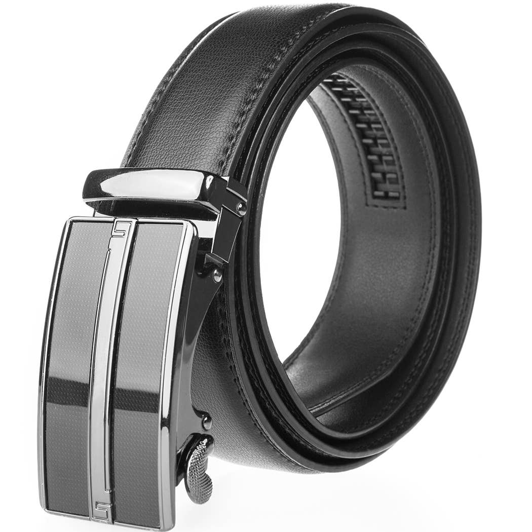 Men's Ratchet Leather Belt-LA2057