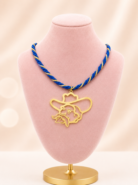 Blue and Gold Rope Colonel Reb