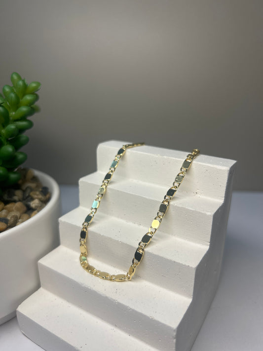 Gold Square Anklet