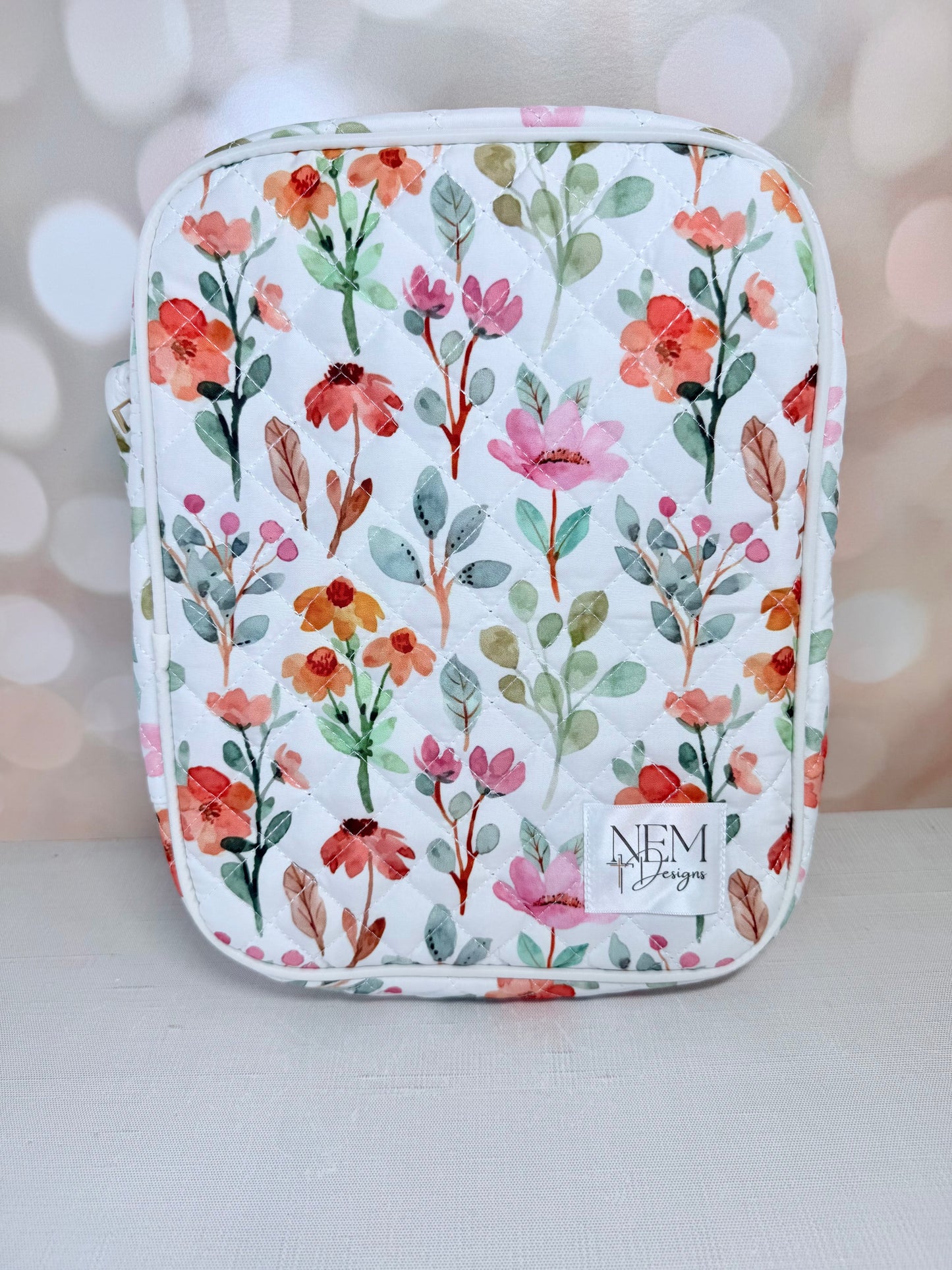 Bright Floral Bible Cover