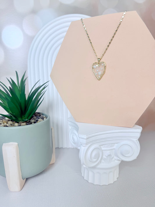 Heart with Pearls