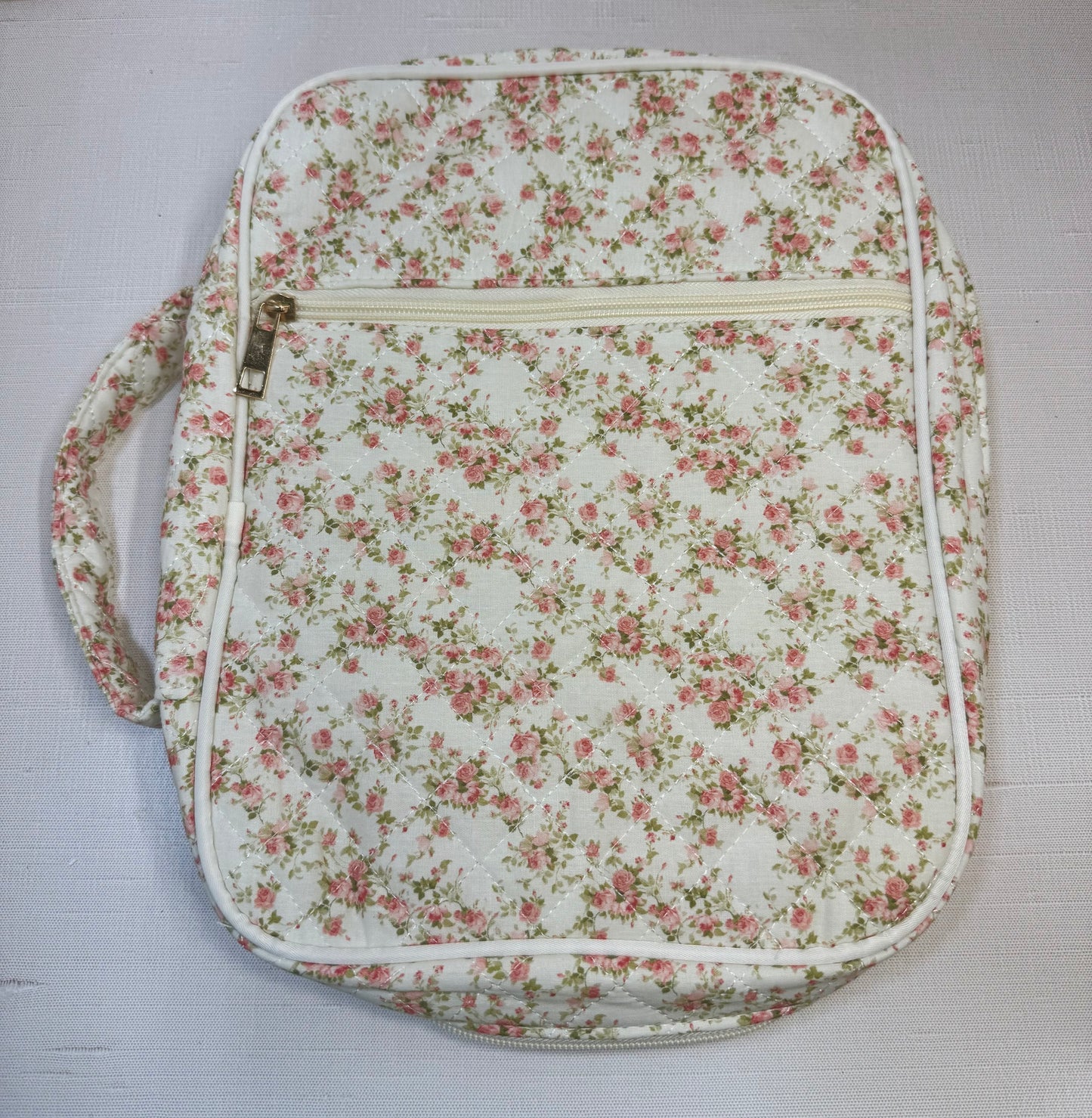 Pink Rose Bible Cover