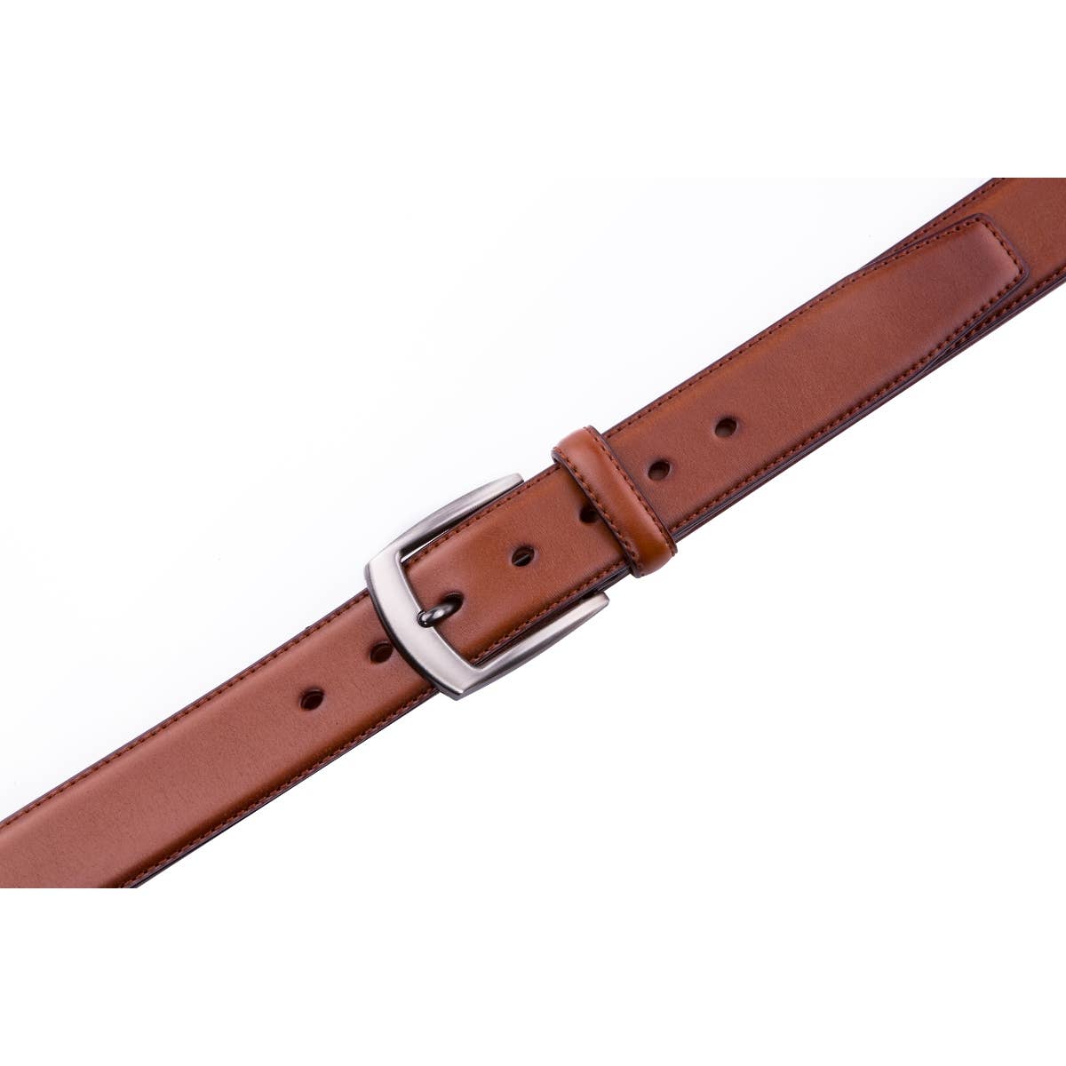 Genuine Leather Dress Belt La2069-Cognac