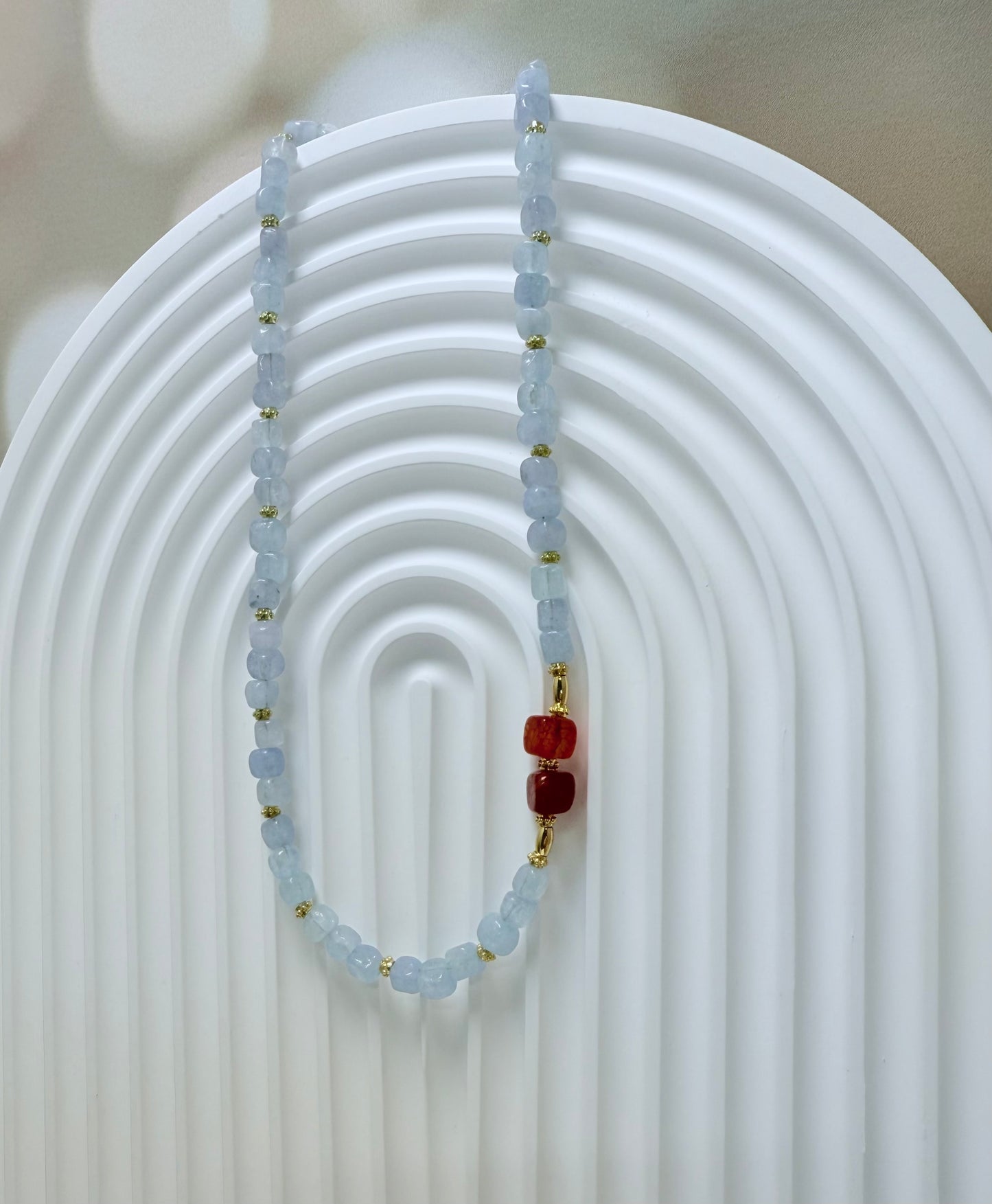Blue Beaded