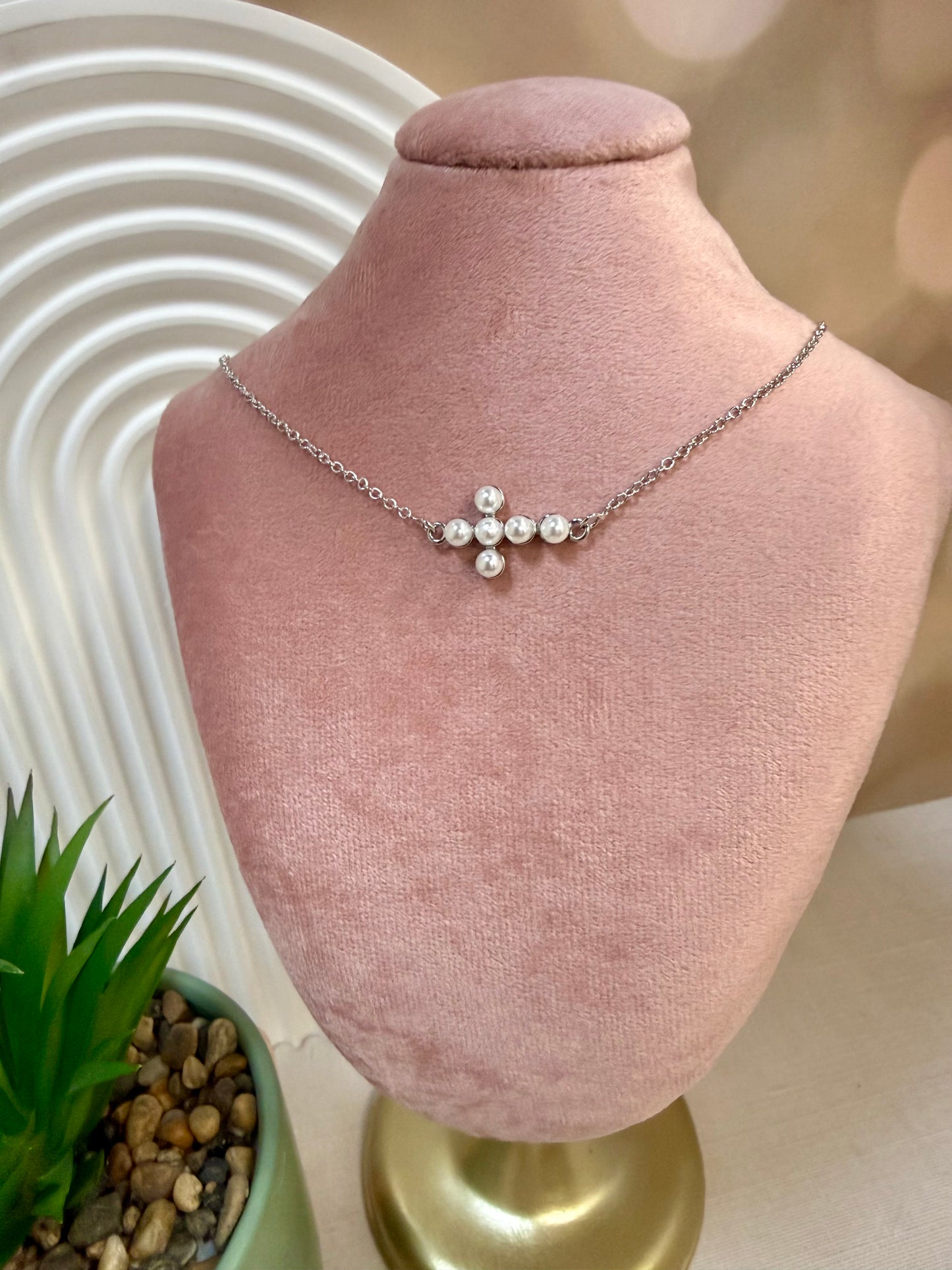 Silver Sideways Pearl