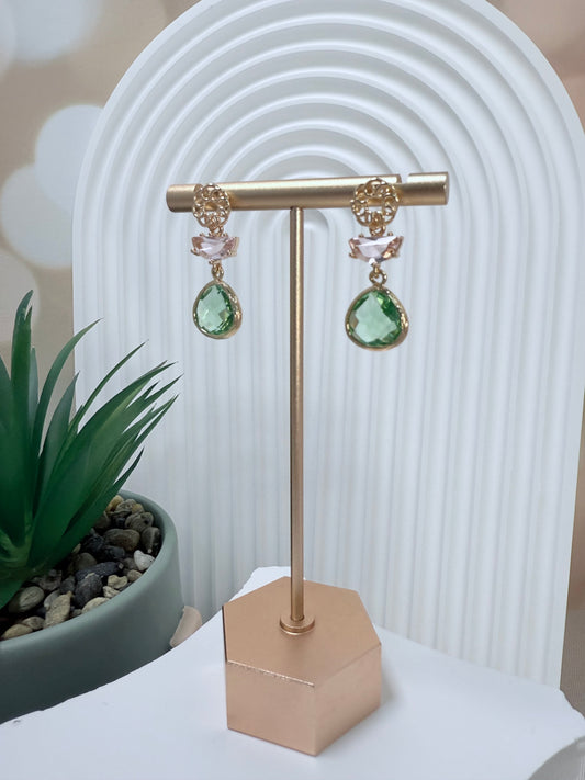 Pink and Green Gemstone