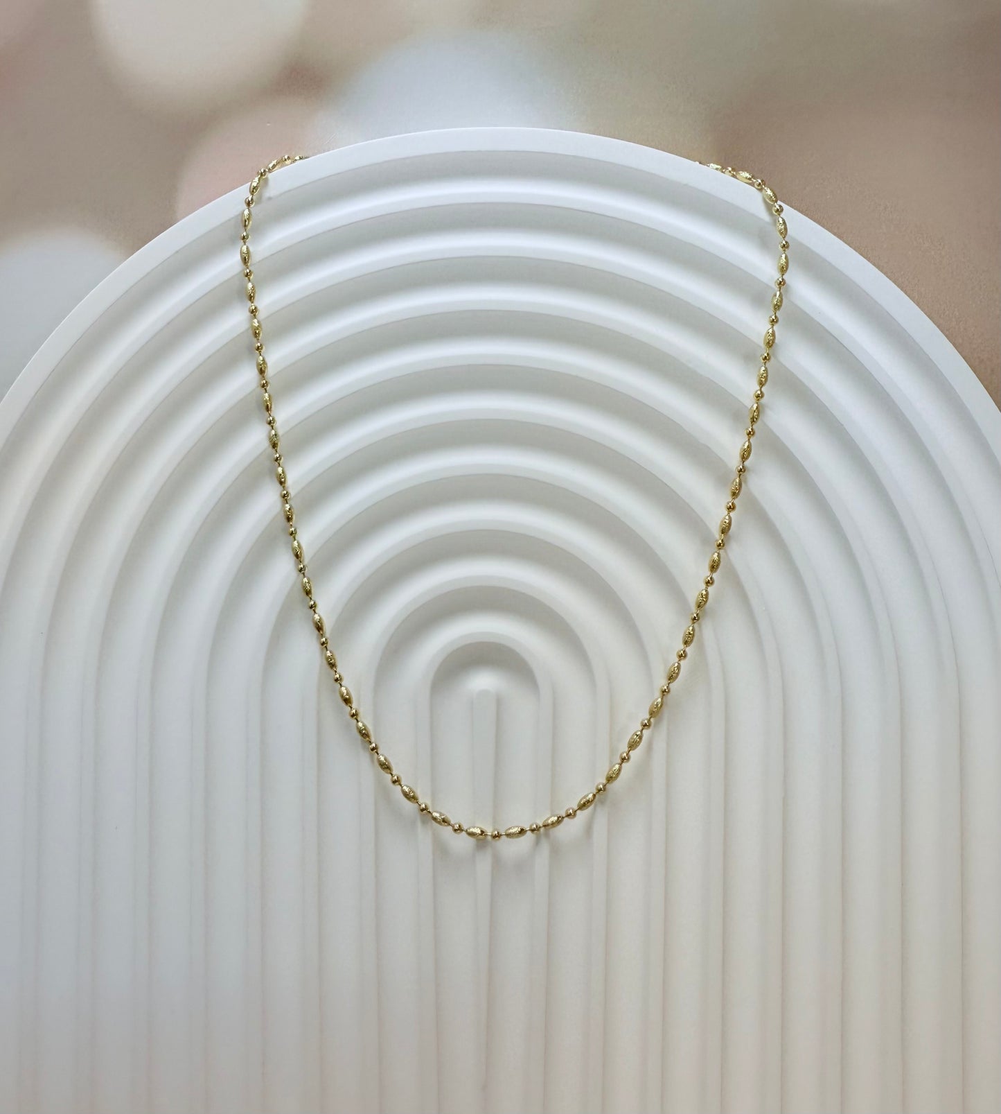 Gold Beaded