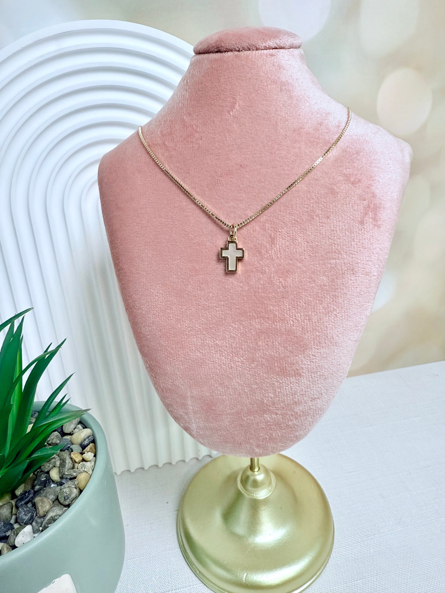 Mother of Pearl Cross
