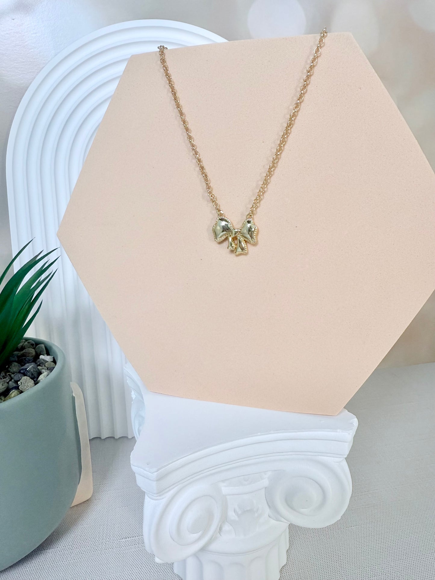 Gold Bubble Bow