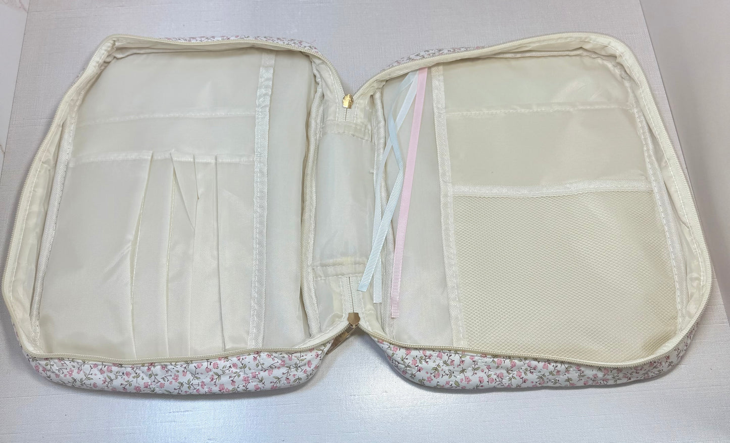 Pink Flower Bible Cover