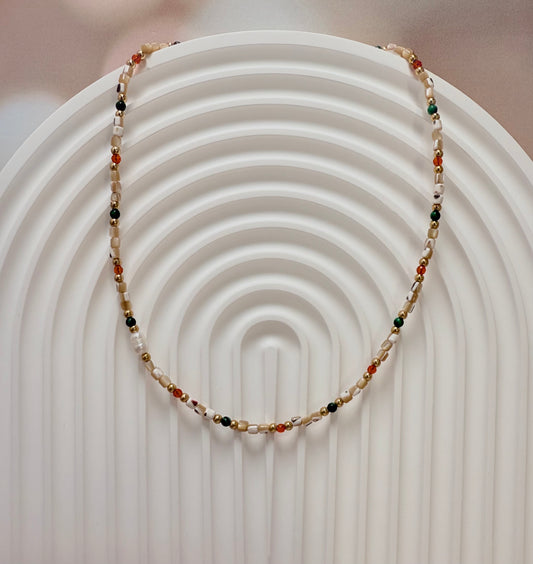 Natural Multi Beaded