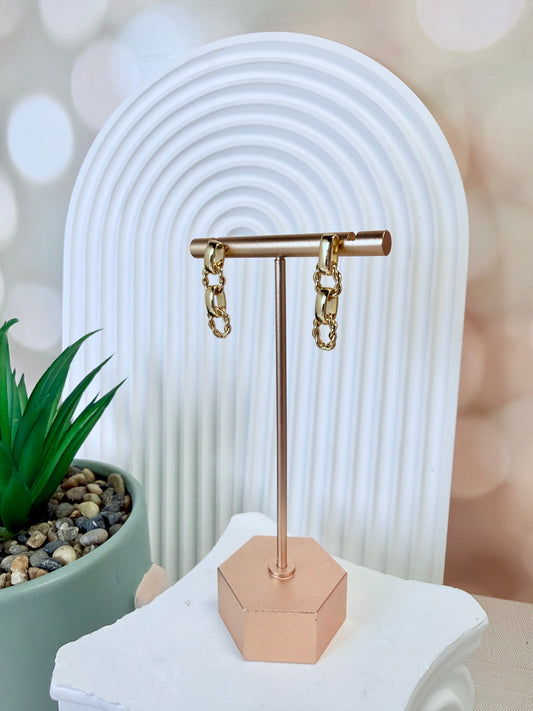 Rope Style Chain Earring