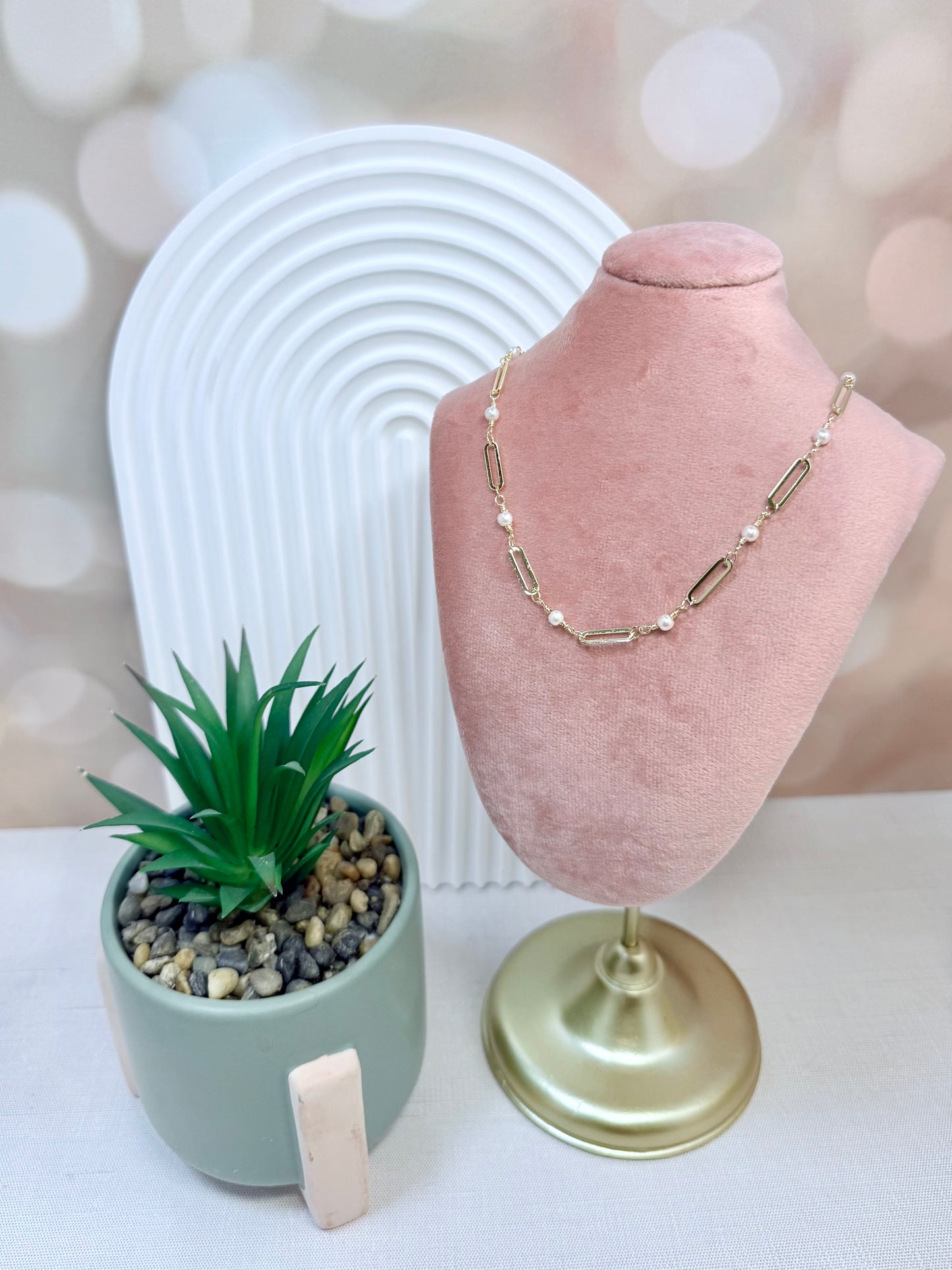 Gold and Pearl Layering