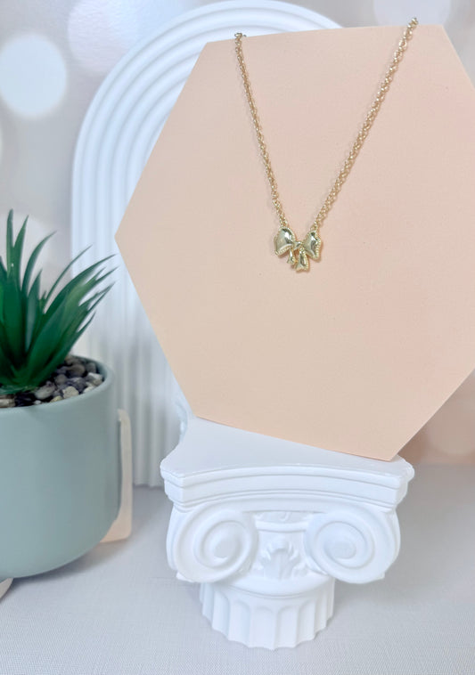 Gold Bubble Bow