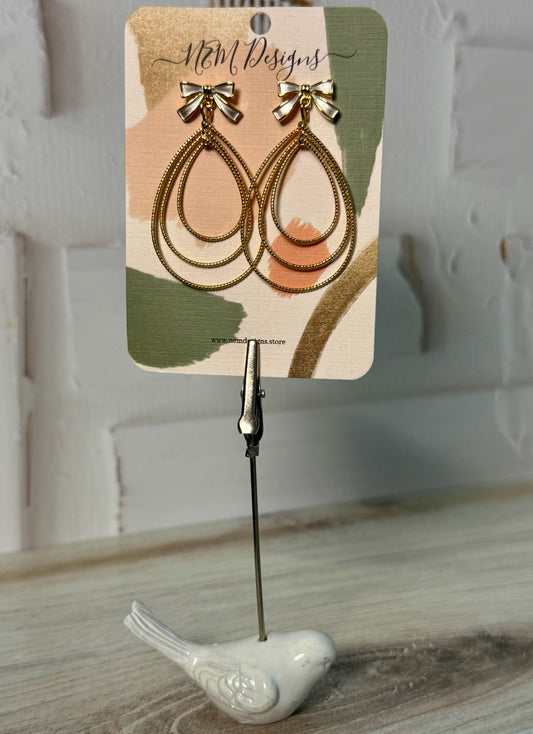 Bow Dangle Earrings