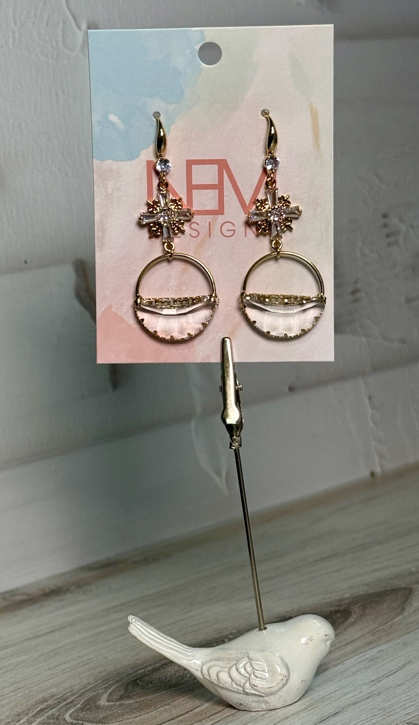 Large Gold Statement Earrings