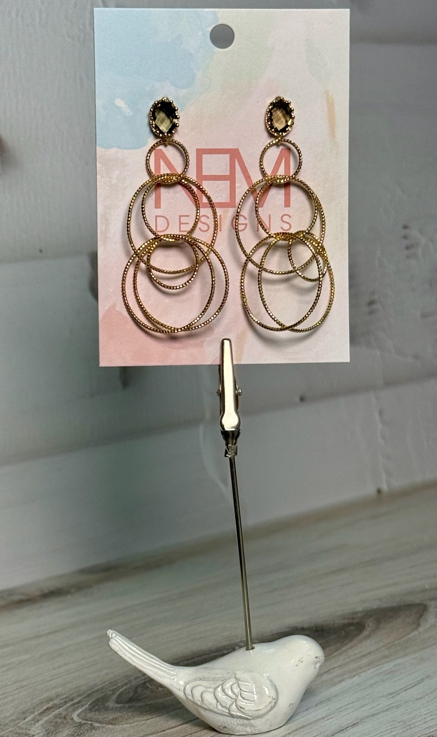 Large Multi-Hoop Earrings