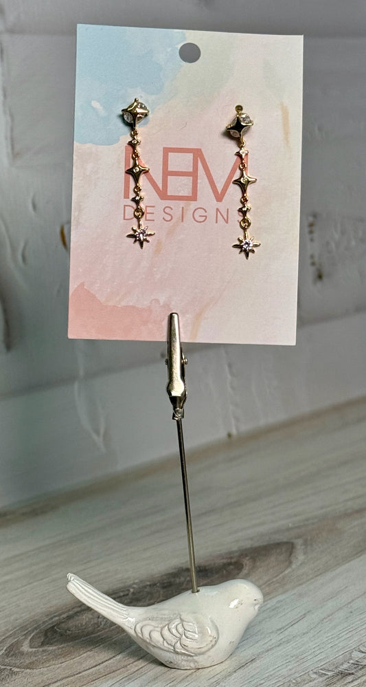 Gold Constellation Earrings