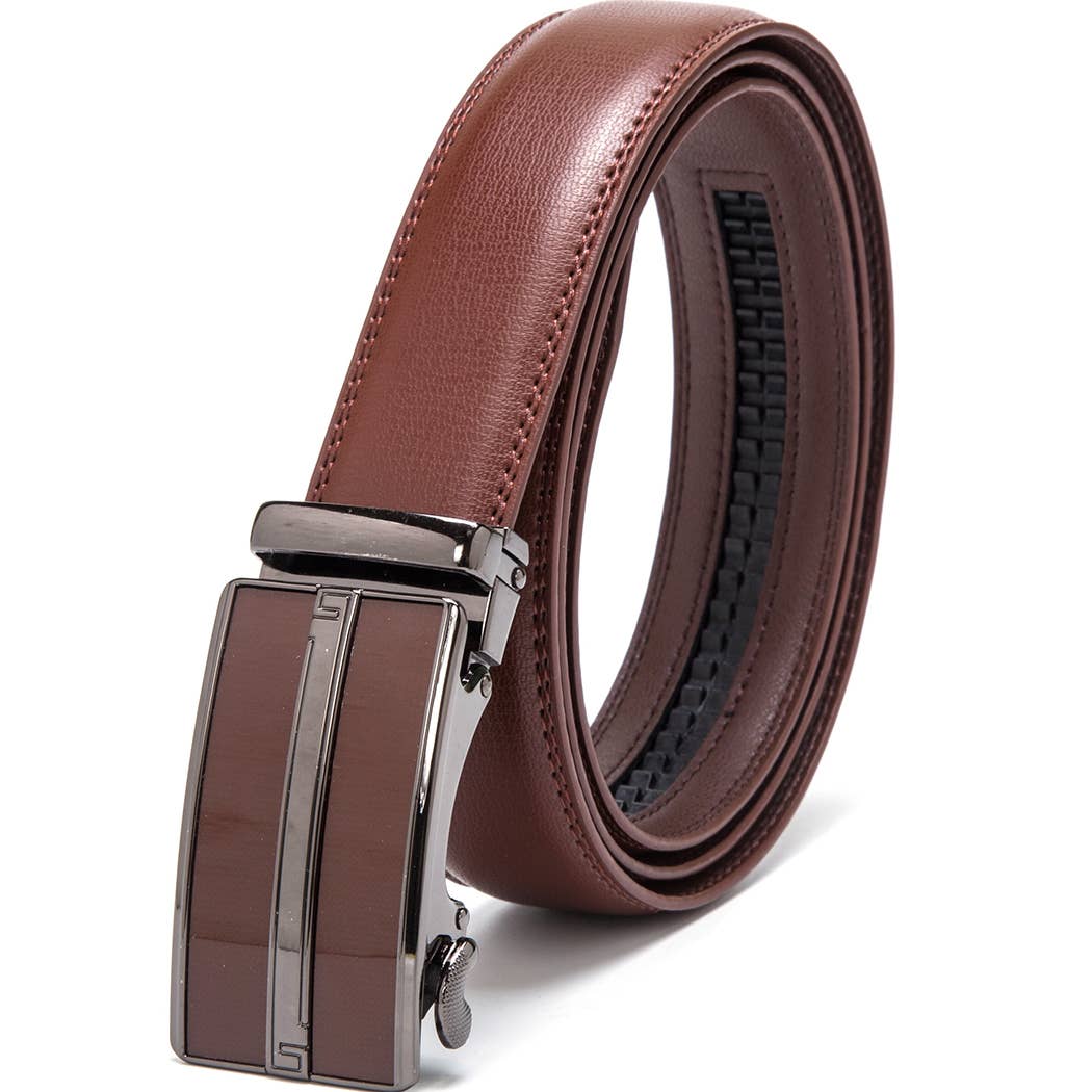 Men's Ratchet Leather Belt-LA2057