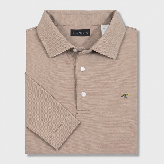 The Natural Edge Long Sleeve Flyway Polo